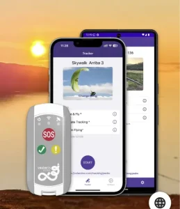 Volandoo App en Valencia - live tracking y seguridad para parapente